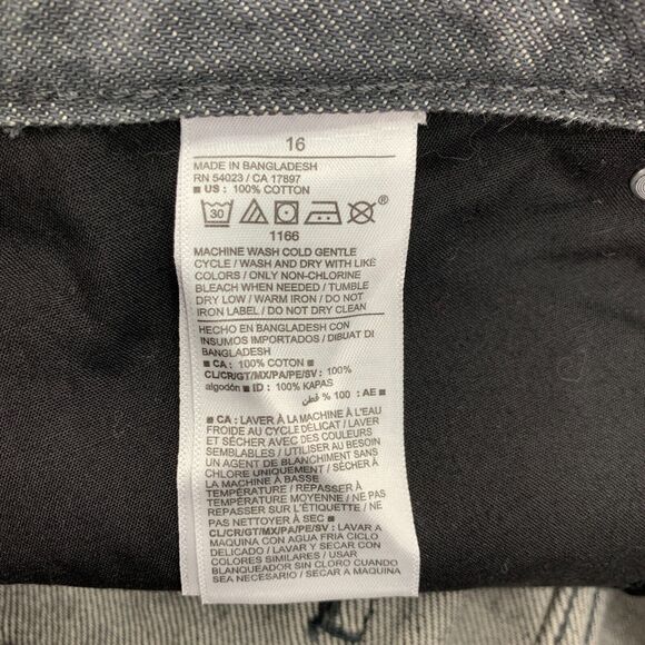 Old Navy Button Fly Jean Skirt Womens 16 Higher High Rise Secret Smooth Pockets - Picture 10 of 13